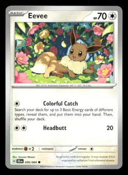 Eevee 050/064 Shrouded Fable NM/M Pokemon - Image 1