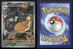 Team Rocket's Raticate 202/182 Destined Rivals Holo NM/M Pokemon - Image 3