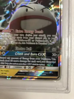 2018 Pokemon Sun & Moon #48 Electrode GX Celestial Storm PSA 9 - Image 5