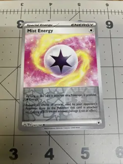 Pokemon Temporal Forces Mist Energy Reverse Holo 161/162 - Image 1
