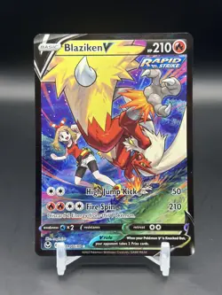 Pokemon TCG: Blaziken V TG14/TG30 SWSH12: Silver Tempest Trainer Gallery NM - Image 1