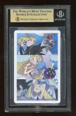 2017 Pokemon Lillie & Cosmog Jack of Diamonds Poker Set BGS 10 - Image 2