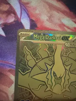 Mega Darkrai EX 120/084 Hyper Rare Gold Full Art Holo Pokemon TCG English 2026 - Image 2