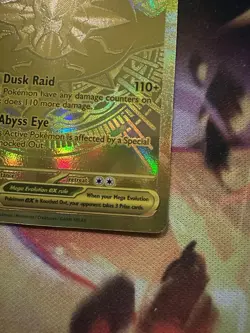 Mega Darkrai EX 120/084 Hyper Rare Gold Full Art Holo Pokemon TCG English 2026 - Image 4