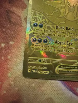 Mega Darkrai EX 120/084 Hyper Rare Gold Full Art Holo Pokemon TCG English 2026 - Image 5