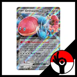 Pokemon TCG: Stellar Crown - 110/142 - Orthworm Ex - Image 1