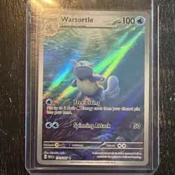 Pokemon TCG Wartortle 171/165 SV Scarlet & Violet 151 Illustration Rare Holo - Image 1