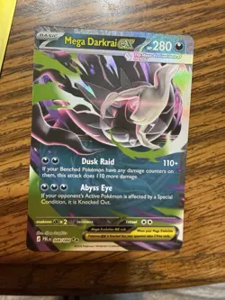 Mega Darkrai EX 048/084 Double Rare - Pokemon TCG Pitch Black - NM - Image 1