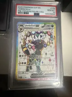 Pokemon Umbreon ex SVP176 Figure Collection PSA 10 - Image 1