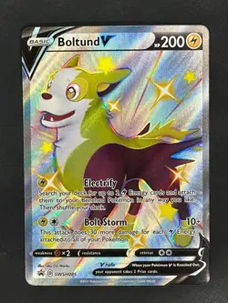 BOLTUND V SWSH085 PROMO SWSH BLACK STAR POKEMON NM - Image 1