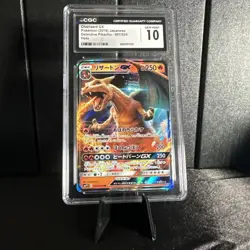 2019 POKEMON JAPANESE DETECTIVE PIKACHU HOLO #007 CHARIZARD GX CGC 10 - Image 1