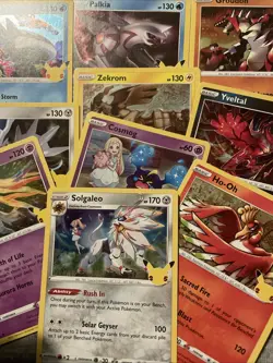 Pokemon 25th Anniversary Celebrations 10 Holo Card Bundle Job Lot - Image 1