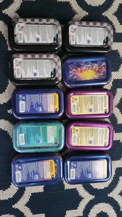 Pokemon TCG Mini Tin Lot of 10, 60-Card Capacity, Pikachu Mewtwo & More - Image 3