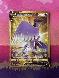 Pokemon Card Galarian Articuno V 181/172 Secret Rare Brilliant Stars Near Mint - Image 1