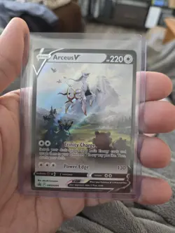 Arceus V SWSH204 Black Star Promo Ultra Rare Pokemon Card NM - Image 1