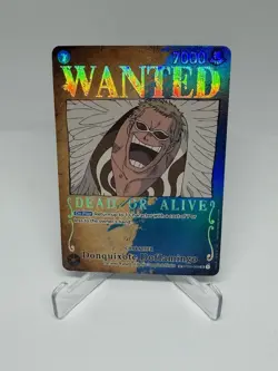 One Piece ST03-009 OP03 Alt Art Donquixote Doflamingo Wanted SP - Image 1