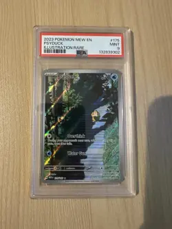 Psyduck Illustration IR 175/165, 151 Scarlet Violet English Edition PSA 9 - Image 2