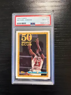 Michael Jordan 50 point club PSA 10 #64 - Image 1