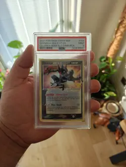 Pokemon TCG Graded slabbed card Greninja Gold Star Celebrations - SWSH144 PSA 9 - Image 1