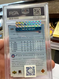 2000 UD #254 TOM BRADY ROOKIE RC PSA 9 eBay authentication - Image 2
