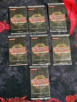 Lot of 7 Tournament Pack 5 TP5 Booster Packs Sealed Yugioh - Image 1