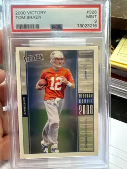 Tom Brady 2000 Upper Deck Victory Rookie #326 PSA 9 RC mint NE Patriots MVP - Image 1