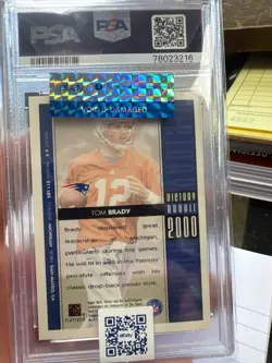 Tom Brady 2000 Upper Deck Victory Rookie #326 PSA 9 RC mint NE Patriots MVP - Image 2