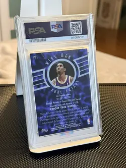 1998-99 Topps Stadium Club Wing Men #W1 Kobe Bryant Los Angeles Lakers HOF PSA 9 - Image 2