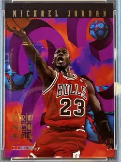 1995 HOOPS Number Crunchers Michael Jordan #1 PSA 8 Chicago Bulls Legend HOF - Image 2