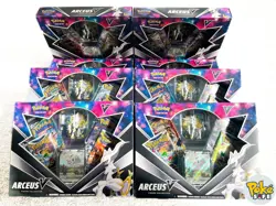 8 x Pokemon TCG Arceus V Premium Figure Collection Boxes - NEW + SEALED - Image 1