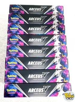 8 x Pokemon TCG Arceus V Premium Figure Collection Boxes - NEW + SEALED - Image 4
