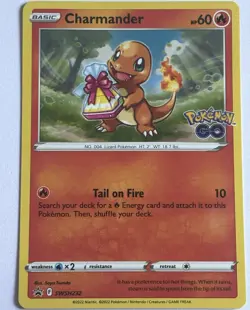 Pokemon TCG Card Charmander SWSH232 Black Star Promo Holo Near Mint - Image 1
