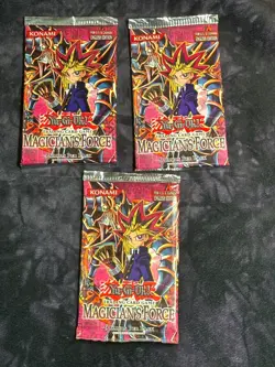 Lot of 3 Magician's Force Unlimited MFC Booster Packs Sealed Yugioh - Image 1