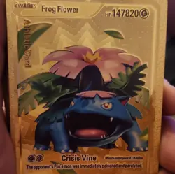 Pokemon TCG Venusaur Frog Flower 2evolutions Gold Foil Athletic Card Eng 147820 - Image 1