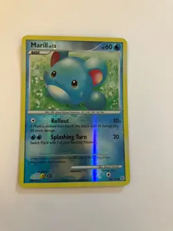 Marill 88/130 Reverse Holo Diamond & Pearl Pokemon Card Rare VGC - Image 1