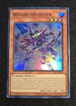 Yugioh 3x Wizard @Ignister ALIN-EN001 (Super Rare) - Image 1