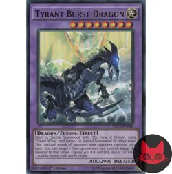 Yugioh Tyrant Burst Dragon DRL3-EN058 Ultra Rare 1st Edition NM - Image 1