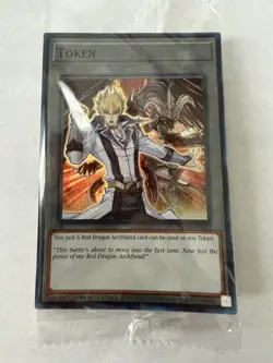 Yu-Gi-Oh! - Jack & Red Dragon Archfiend Token (SEALED) - Blazing Dominion - Image 1
