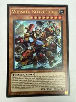 Yugioh - Whisker Blitzclique - Ultra - 1st - CORI-EN010 - NM - Image 1