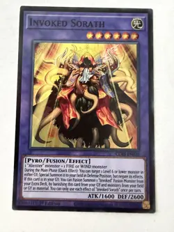 Yugioh - Invoked Sorath - Super - 1st - CORI-EN030 - NM - Image 1