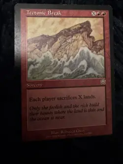 Mtg Tectonic Break Nm M Masques LAND DESTRUCTION ! - Image 1