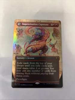 Improvisation Capstone (Borderless) Secrets of Strixhaven Foil - Image 1