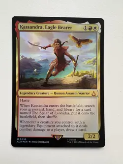 Kassandra Eagle Bearer Foil MTG Magic the Gathering Card NM Near Mint ACR - Image 1