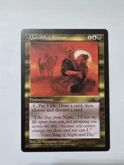 x1 Unfulfilled Desires Mirage MTG Magic the Gathering NM Reserved List - Image 1
