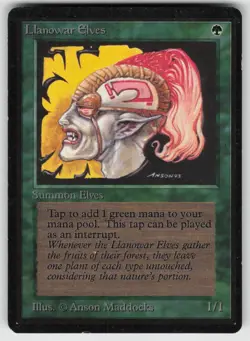 Llanowar Elves Beta Edition Common MAGIC: THE GATHERING - Image 1