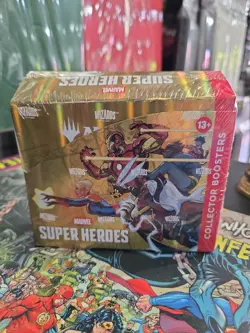 Marvel Super Heroes Collector Booster x1 Box MSH MTG Sealed NIB FREE SHIPPING! - Image 1
