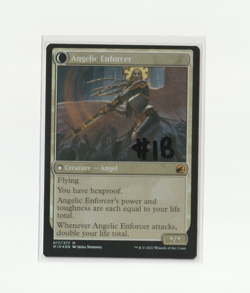 Enduring Angel Angelic Enforcer (NM) Pre-Release Promo MID Magic card MTG 1_B - Image 2