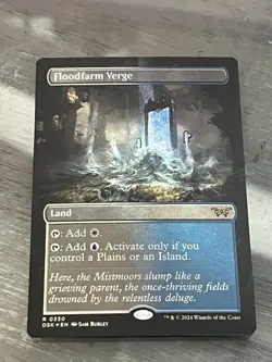 Floodfarm Verge (Foil/Borderless) - Duskmourn: House of Horror (DSK) - EN R 0330 - Image 1