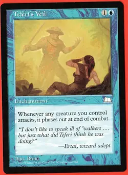 MTG ~ TEFERI'S VEIL ~ Weatherlight (1997) NM/M ~ FREE SHIPPING ~ VINTAGE MAGIC - Image 1