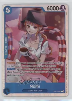 2025 One Piece Card Game: A Fist of Divine Speed OP11 SR Nami #OP11-054 - Image 1